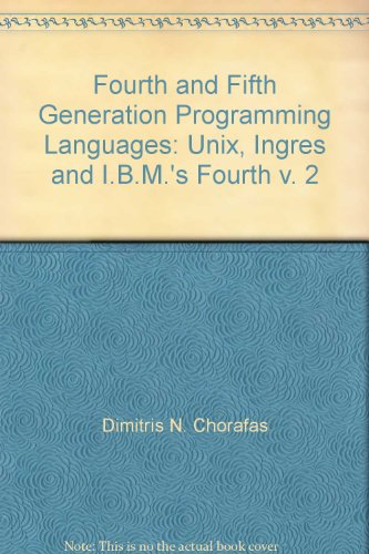 『Fourth and Fifth Generation Programming Languages: Unix, - 読書メーター