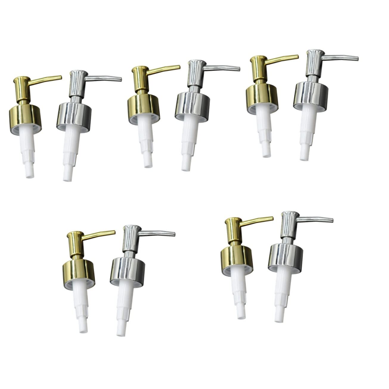 Cabilock 5 Set Di Pompa Erogatrice Di Lozione Ugello Di Ricambio Per Bottiglia Di Sapone Pompa Per Bottiglia Domestica Per Erogatore Di Sapone 2 Pezzi * 5
