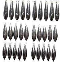 Fishing Weights Pack Of 5 Mackerel Feather Cod Bass Boat Fishing 5oz / 4oz / 3oz