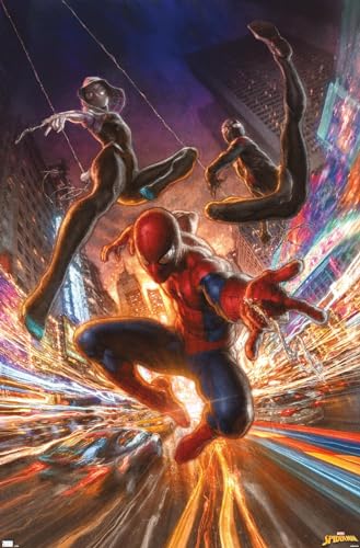 Marvel Comics Spider-Man - Gallery Edition Group Wall Poster 34L x 22.4W Unframed Version