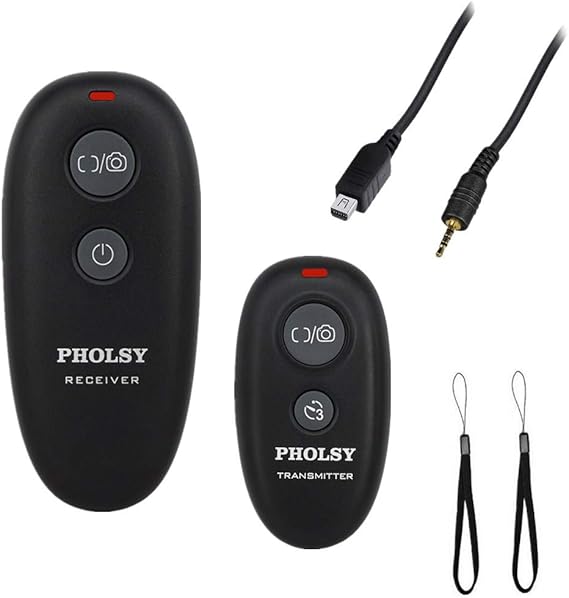 PHOLSY Wireless Shutter Remote Release Control O6 P6 Shutter Remote Control Cord for Panasonic