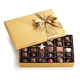 Godiva Chocolatier Assorted Chocolate Gold Gift Box, Classic Ribbon, 36 Pieces