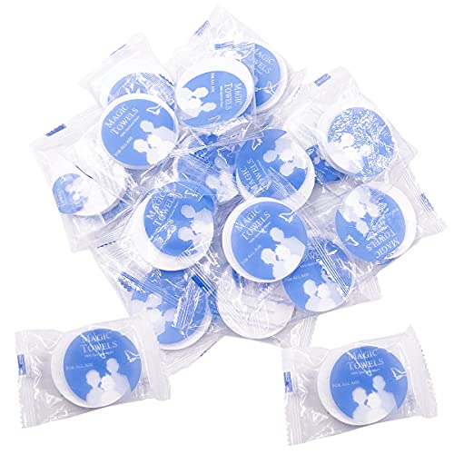Compressed Towels, Compressed Cotton Coin Tissue Towel, Compressed Towels for Camping, Disposable Face Compressed Towels, Camping Towels Compressed Towel Tablet,Camping, Sports,Hiking, Disposable, Beauty, Baby, Hand Wipes,50PCS(11.8inÃ—23.6in)