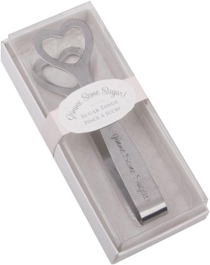 Heart Shaped Stainless Steel Sugar Ice Tongs for Catering
