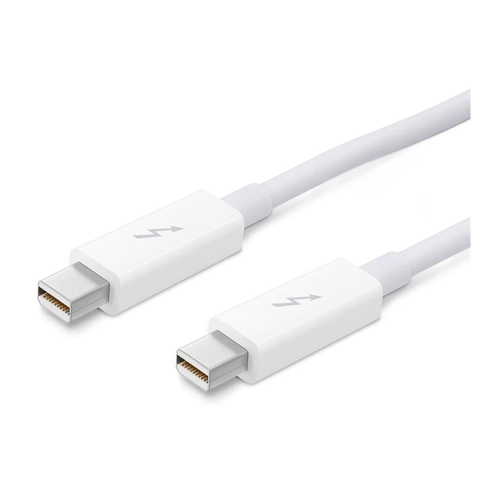 Thunderbolt 2 Cable Adapter Cord White Thunderbolt 2 Male To Male Connector 2M For Multimedia Monitor Data Cable Replace The Connection Cable