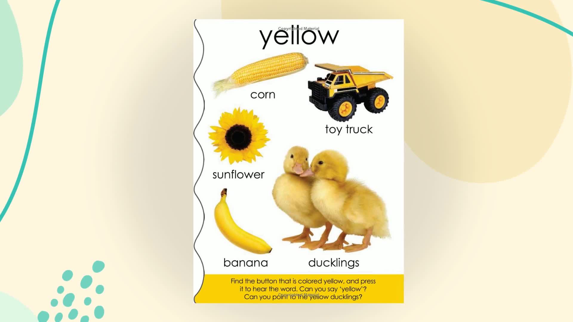 Let's Say Our Colors (Simple First Words)