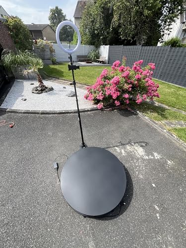 MWE 360 Photo Booth Machine with APP Control & RGB Lights, 31.5" Auto-Spin Video Booth with Flight Case & Professional Editing Software, Perfect for Weddings, Rentals, Parties & Events - Image 7