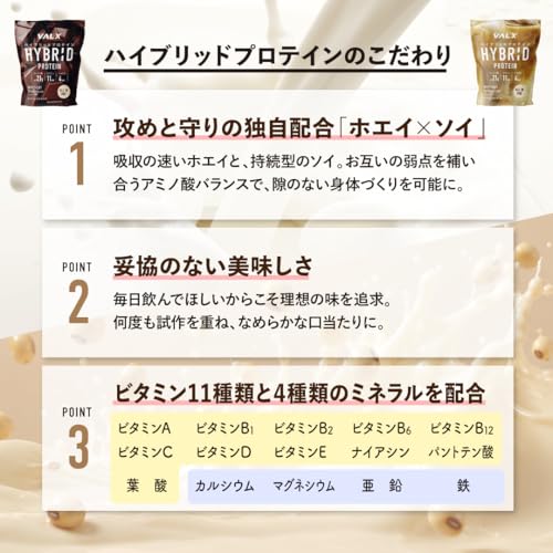 VALX バルクス ハイブリッド プロテイン チョコレート風味
