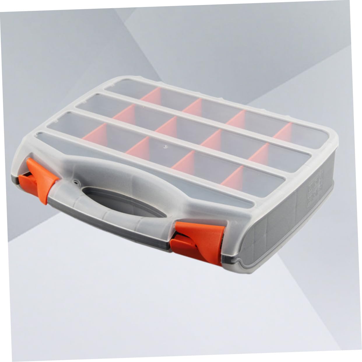 DOITOOL Boîte De Rangement Plastique Organisateur Portable pour Composants Électroniques avec Séparateurs Réglables