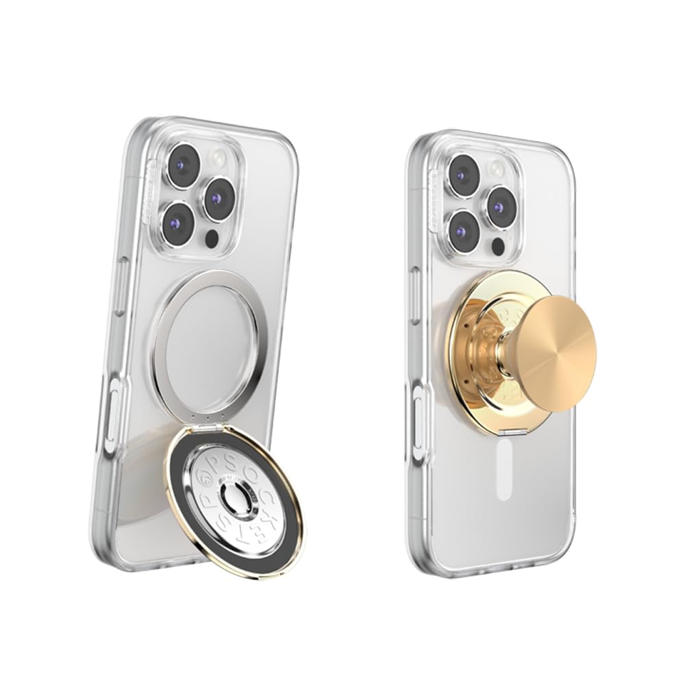 Amazon.com: PopSockets Kick-Out Grip with MagSafe, Kickstand- Gold