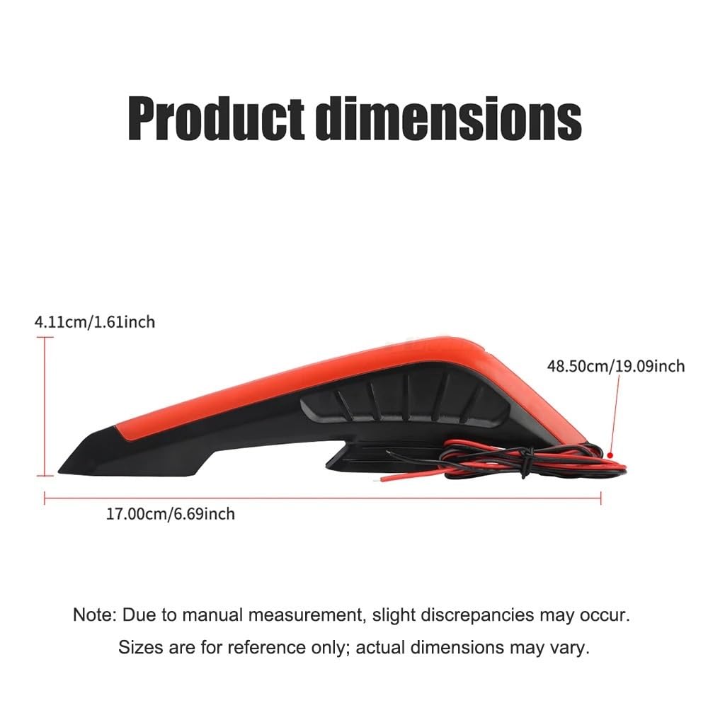 Aerodinamica per Moto Ala aerodinamica delle alette dello spoiler anteriore della motocicletta Kit spoiler anteriore
