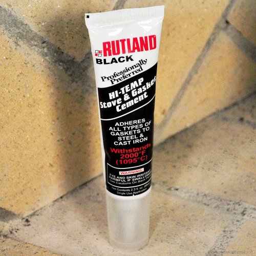 Rutland Products Rutland Stove Gasket Cement, 2.3-Ounce Tube, Black