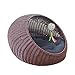LXHONG Cesta De Mimbre para Gatos, Cama De Mimbre para Gatos, Cesta De Mimbre para Perros De Lujo con Sauce para Esquina La Tienda De Animales PÁGINAS, Lavable (Color : Brown, Size : 50X50X35CM)