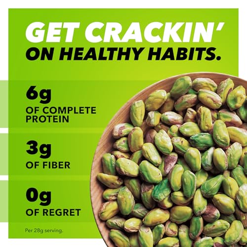 Wonderful Pistachios No Shells, Roasted & Salted Nuts, 24 Ounce Resealable Bag, Protein Snacks, Gluten Free, Healthy Snack
