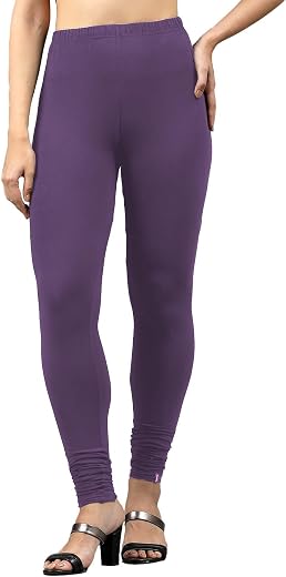 Presta Women's Cotton Elegant Premium Churidar Leggings, Multiple Sizes &amp; Colors Available