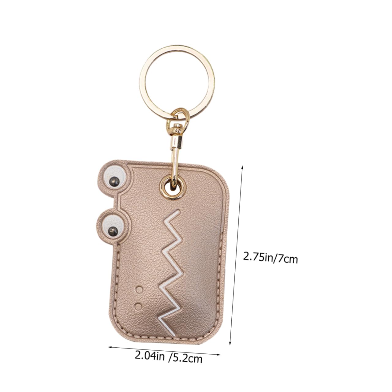 VALICLUD 10 Stk Schlüsselanhänger Zugangskartenhülle Tier schreibtischdeko schreibtisch dekoration PU-Ledertasche Schlüsselhalter Karikatur Kartenabdeckung Tasche hängen Lederetui