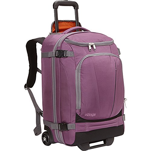 eBags TLS Mother Lode Rolling Weekender 22 Inch Travel Backpack with Wheels