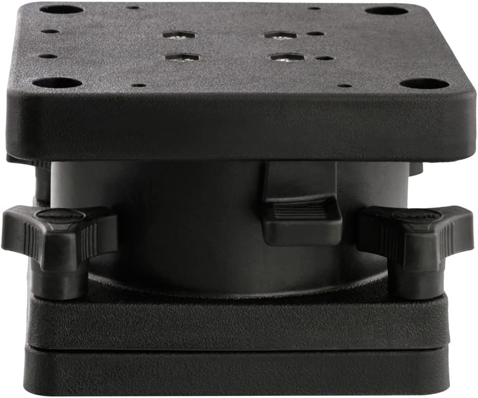 Scotty #1026 Swivel Pedestal Mount for All Downrigger Models,Black,Small