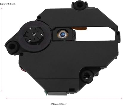 Optical Drive Lens Repair Part KSM-440ADM, Disc Reader Lens Drive Module for Sony PS1 Playstation One for PS1 KSM-440ADM(Black)