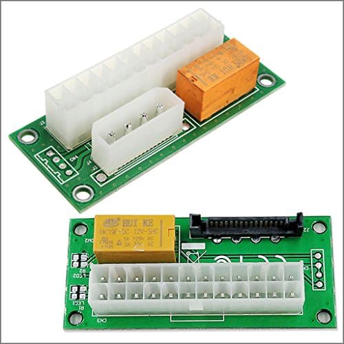 Atx デュアル パワー電源同期ボード 同時に複数のatxパワーをオンにするためのリレーコネクタ 2つの電源ユニットを接続 多くの電力を供給 Sata 15ピン Or Ide 4ピン メイン Atx 24pin 24ピン サブ Vivostec Vivostec 変換コネクタ 通販 Amazon