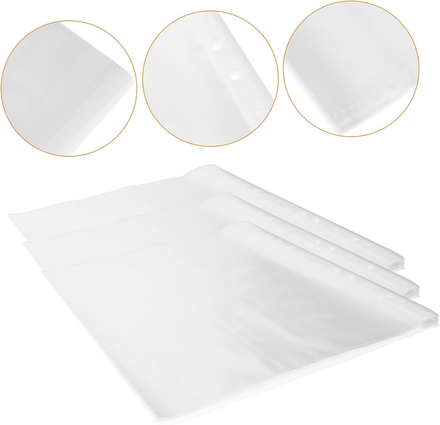 Toddmomy Running Bib Bags 100pcs PVC Race Number Bib Holders Easy to Read Durable