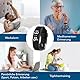 TabTime Vibrationswecker Armband, Vibrationsalarm Erinnerung Uhr - mit bis zu 10 Täglichen Alarmen, Trinkerinnerung Alarm Medikamenten Wecker für Kinder und Erwachsene​