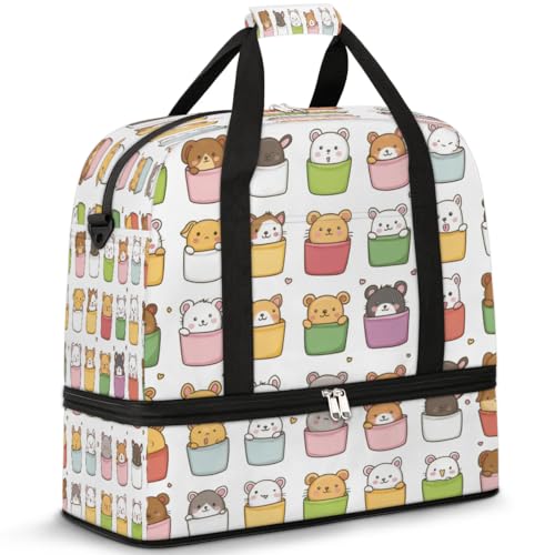 Bolsa de fin de semana de 47 L plegable para mantener tu equipaje siempre organizado