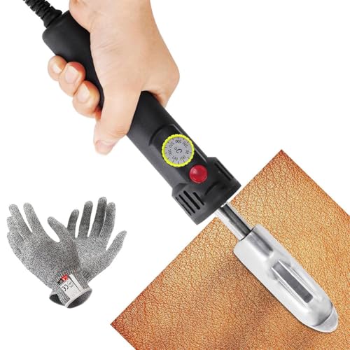Plancha para eliminar arrugas de cuero, mini plancha de pantalla digital, plancha eléctrica de cuero de 150 W con temperatura ajustable de 50 ~ 350 ℃, para ropa, zapatos, bolsos