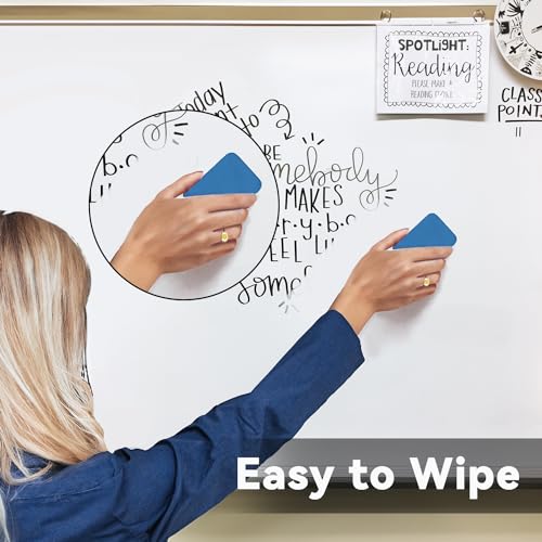 Fine Tip Dry Erase Markers - 12 Pack Red Fine Point Thin Whiteboard Markers Bulk, Low Odor Dry Erase Markers for Office Classroom School White Board