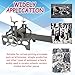 Banfluxion Manual Slab Roller Printmaking Machine Adjustable Thickness Pottery Making Machine Portable PVC Tabletop Print Making Machine for Woodblock Copperplate Prints