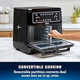 Oster 11-Quart Dual Air Fryer Oven with 2 Cooking Zones, Large Capacity Air Fryer with 6 Cooking Functions & 2 Baskets