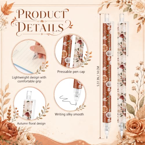 Image of Jetec 60 Pcs Fall Ballpoint Pens Bulk Autumn Party Favor Supplies