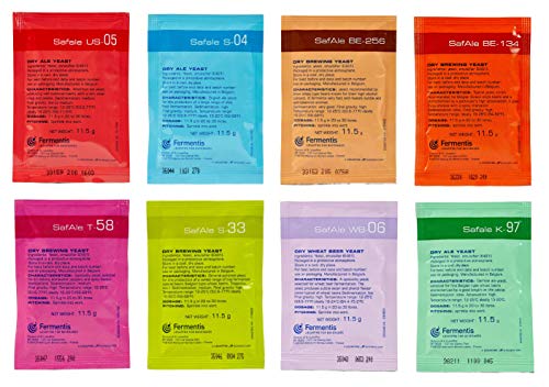 Fermentis SafAle Sampler Pack Beer/Ale Yeast - Pack of 8 - With North