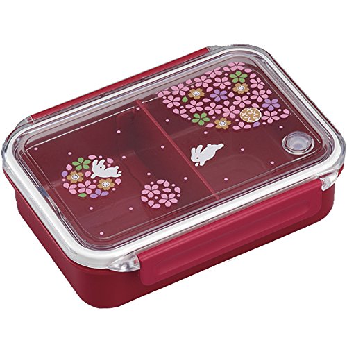 Preisvergleich Produktbild JDS.50R Bento lunchbox Sakura Saku 500 ml, rot