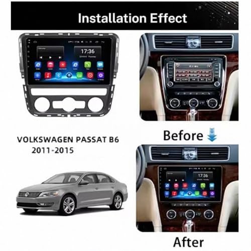 Autoradio Portátil Car Play para actualizar salpicadero de VW Passat 2011-2015 2
