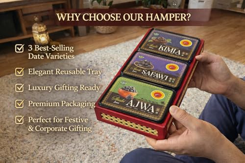 Image of Emazing Gourmet Shahi Dates | Naturally Sweet Rich Taste & Soft Texture | Premium Quality (Dates Gift Pack)