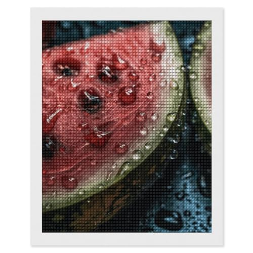 Peinture diamant pastèque pour débutant pour réduire le stress avec un loisir 5D