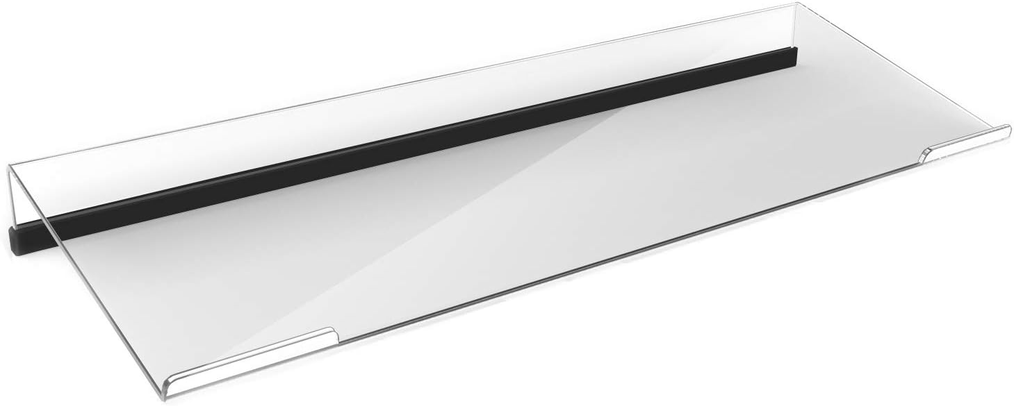 Richboom Acrylic Tilted Computer Keyboard Stand for Easy