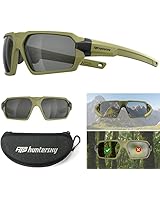 HUNTERSKY HTS Q37 anti-fog polarized Tactical hunting Shooting sunglasses Military Grade Ballistic Impact Protection eye pro army Glasses, Motorcycle riding running driving Gun Range