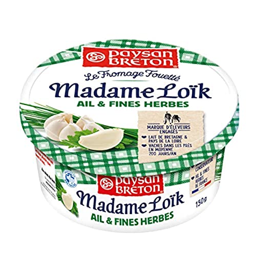 Madame Loïk Fromage fouetté ail et fines herbes - Le pot de 150g