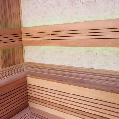 AWT Sauna E1243C rote Zeder/ 180×160/ 9kW EOS Cubo-3