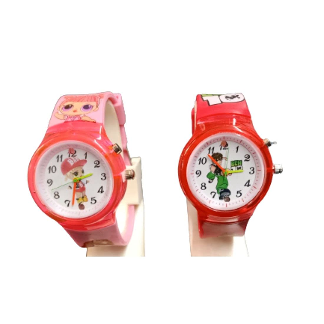 SS TRADERS Kids dail Watch Set of 2 (Ideal for Boys&Girls with Seven Unique led Lights and Seven Unique Colours with Round Dial - Best Return Gift/Kids Watches/Gifts for Kids (B097Q5D23P) Amazon Price History, Amazon Price Tracker