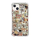 Qxydgklt Cartoon Comic Superhero Case Compatible with iPhone 13, Pop Culture Art Collage Case for iP
