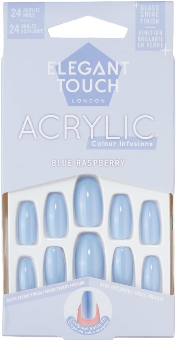 Elegant Touch Colour Acrylics Blue Raspberry