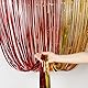 OFFCUP Lametta Vorhang, 2pcs Metallische Glitzervorhang Fringe, Tinsel Folie Vorhang Lametta Vorhänge Glitzer Vorhang Folie Hintergrund Folien Fransen Vorhänge für Geburtstag Party