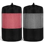 Ckhoid 2 Pack Yoga Mat Towel with Grip Dot, Non Slip Yoga Towels for Hot Yoga, Sweat...