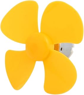 Aexit DC12V 0.1A Electrical equipment 21000RPM Aircraft Model Motor 4-vane Red Propeller 80mmx2mm