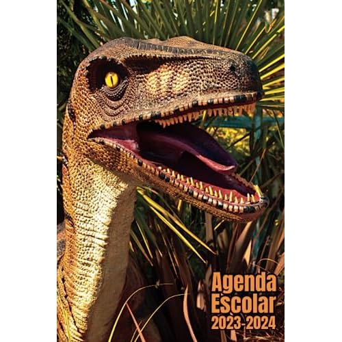 Agenda Escolar 2023 2026 Dinosaurios: Planificador semanal de una semana en 2 páginas , Con Calendario, Horario, Fecha Para Recordar y Más , Agosto 2023 a Julio 2026 , para niñas y niños, niños , A5