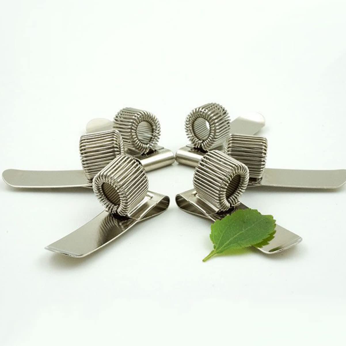 jojofuny 2 set Portapenne Con Clip A Molla Portapenne Materiale Scolastico In Metallo Cancelleria Per Ufficio 12 pezzi * 2