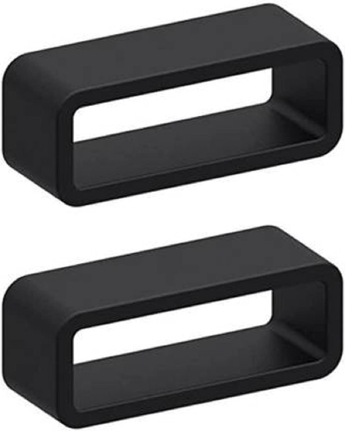 SAVOIR 24 mm Rubber Silicone Watch Band Watch Strap Loops/Keepers Holder Retainer Loop Replacement - Black color Watch Band Loop -2pc (B09RK3Y4W2) Amazon Price History, Amazon Price Tracker